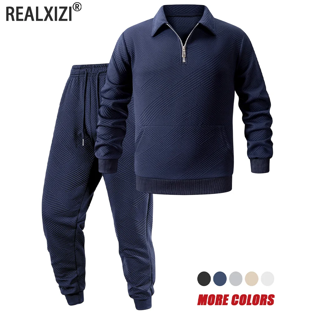 

Мужской спортивный костюм: толстовка + брюки, комплект из 2 предметов, весна-осень, повседневный спортивный костюм для бега, городская мода, спортивная одежда для мужчин