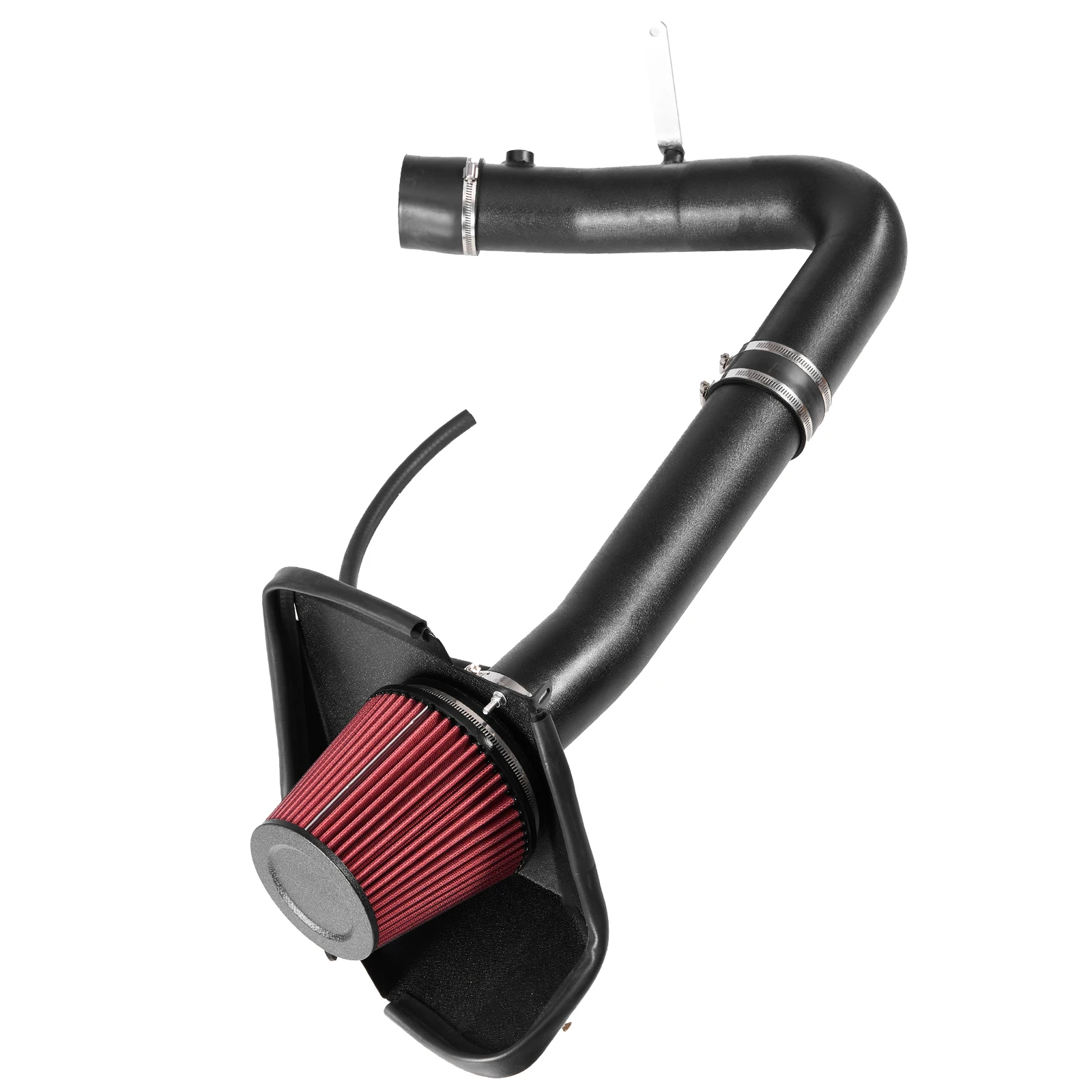 VEVOR Cold Air Intake Cold Air Intake System + Heat Shield w/Engine High Flow Filter Kit Improve Horsepower/Throttle Response