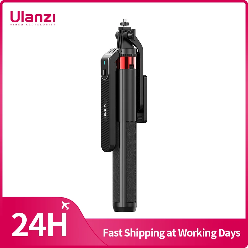 Ulanzi MA09 스마트 폰 삼각대 블루투스 셀카 스틱 데스크탑 삼각대 iPhone 12 13 14 GoPro 카드 카메라 라이브 스트리밍 비디오
