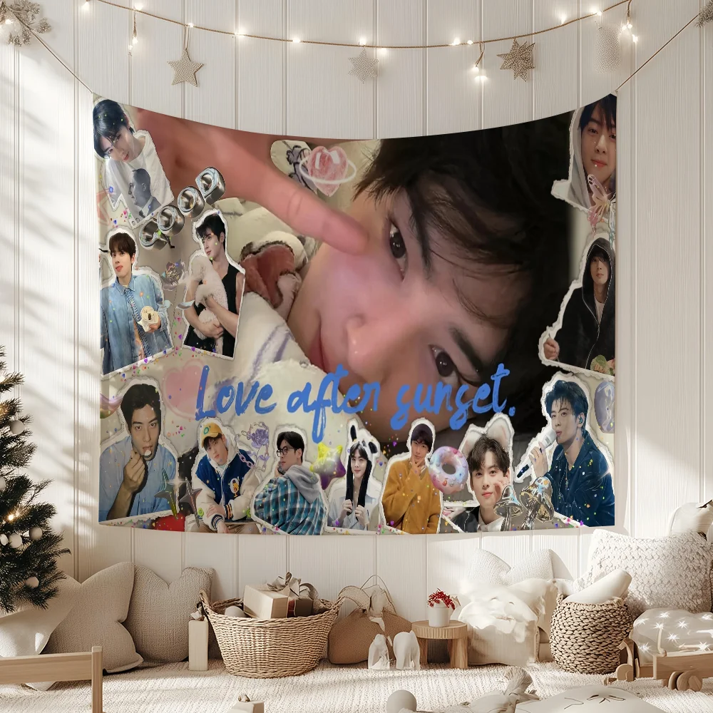 Singer Cha Eun-woo flag Suitable For Party Club Outdoor Inte