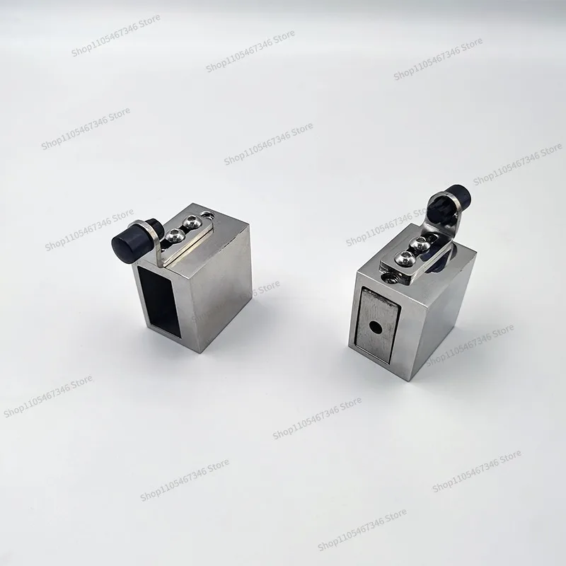 For Side-mounted Simple Frameless Glass Sliding Door Pulley Set, Sliding Door Slide Rail, Hanging Wheel Pendulum Stopper