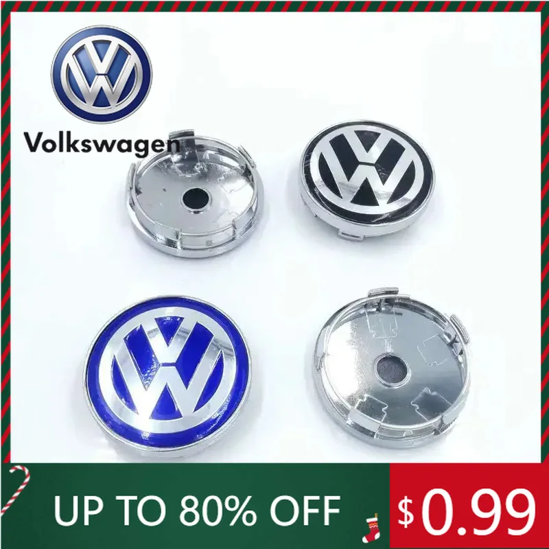 

2026 Горячие эмблемы 60 мм 40 шт. для Volkswagen Golf Passat Beetle CC Bora Polo Touareg Tiguan VW Крышка центра колеса Автомобильный колпак Значок