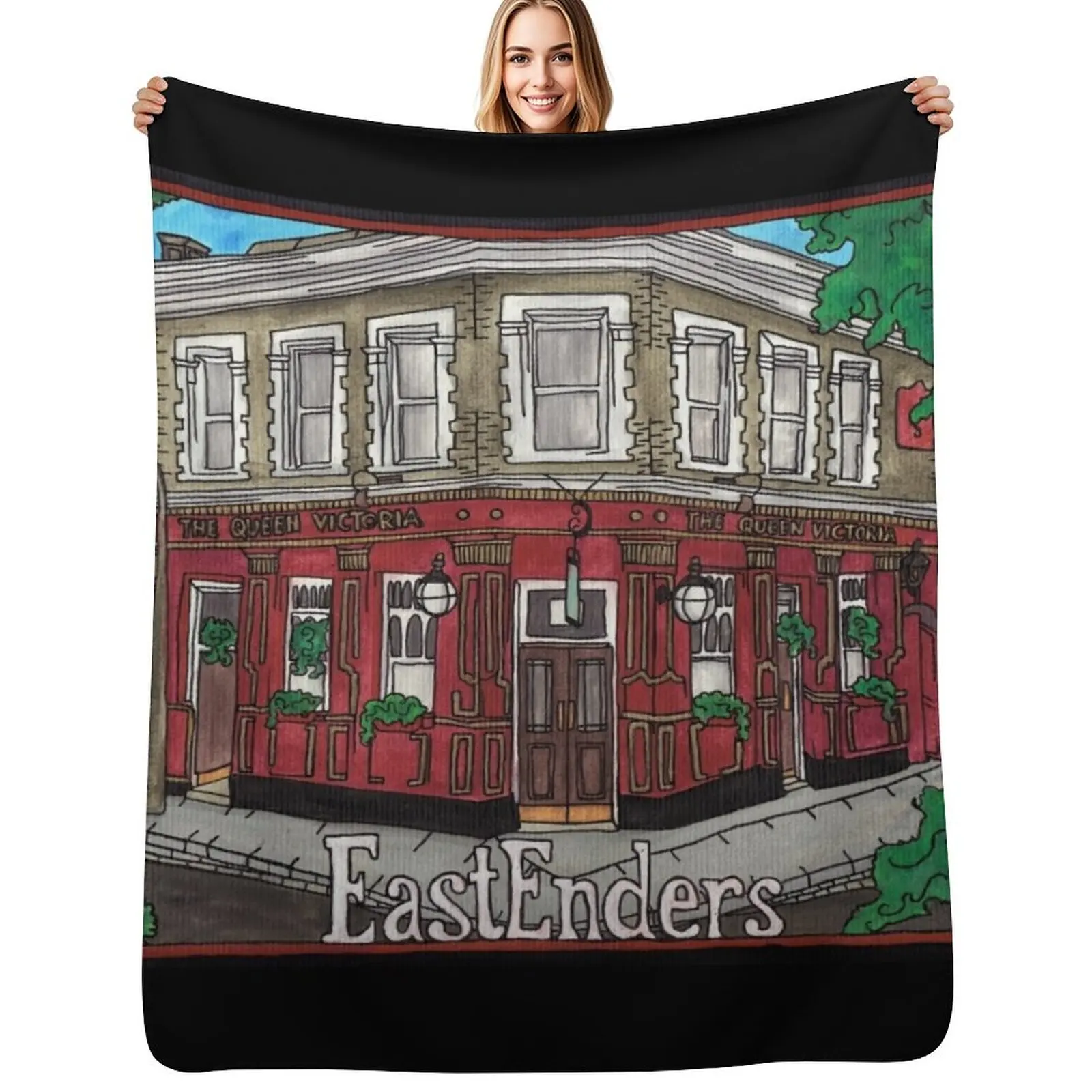 

The Vic Throw Blanket Plaid Soft Plaid wednesday Vintage Blankets