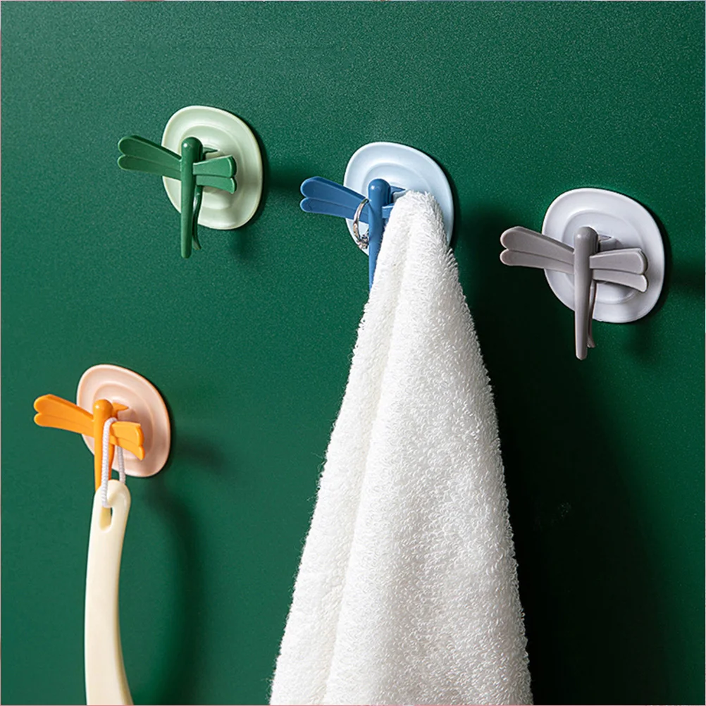 

4Pcs Sealing Clips Magnet Refrigerator Clip Accessories Replaceable Dragonfly Hook Multi function Household Fridge Clip