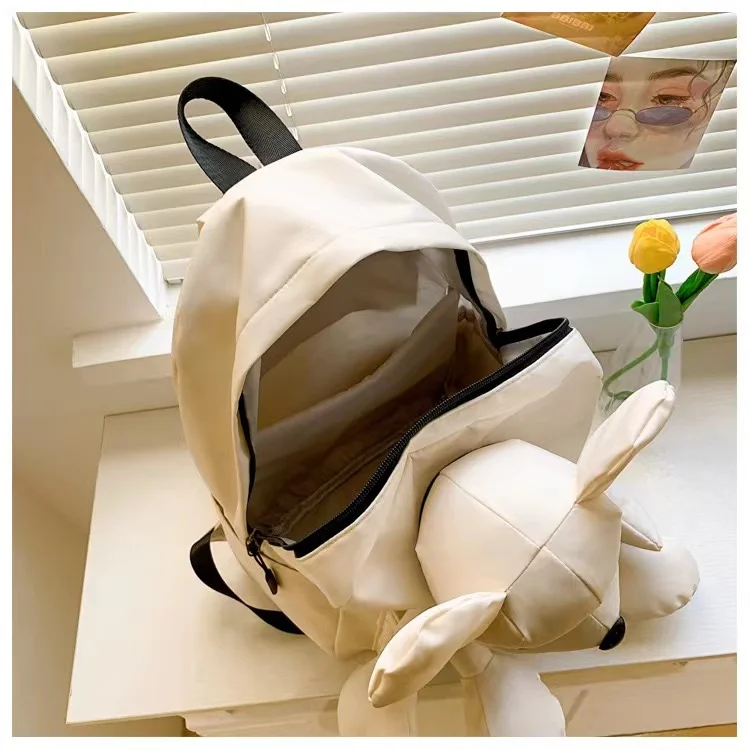 2023 Trendy Cool Cartoon Schoolbag Teenager Students Large Capacity Doll Pad Backpack Cute Girls Ladies Casual Travel SchoolBag