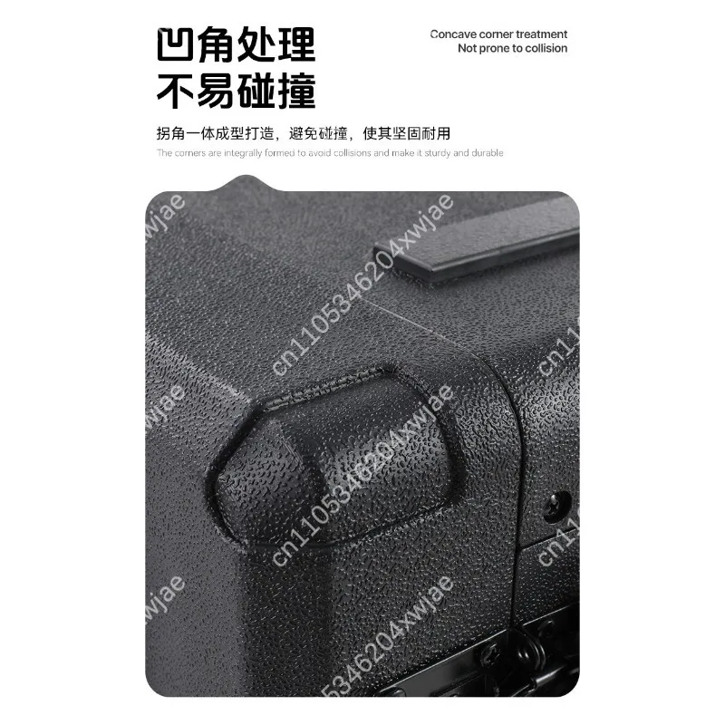 2U 3U 4U Audio Rack Case ABS Plastic Flight Case for Wireless Mic and Digital Amplifier