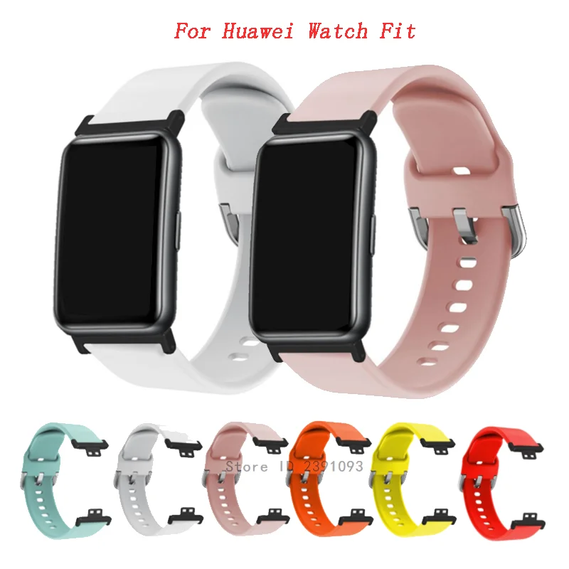 لهواوي ساعة صالح ملون سيليكون موضة الرياضة حزام لهواوي صالح ساعة ذكية سوار معصمه حزام ساعة اكسسوارات