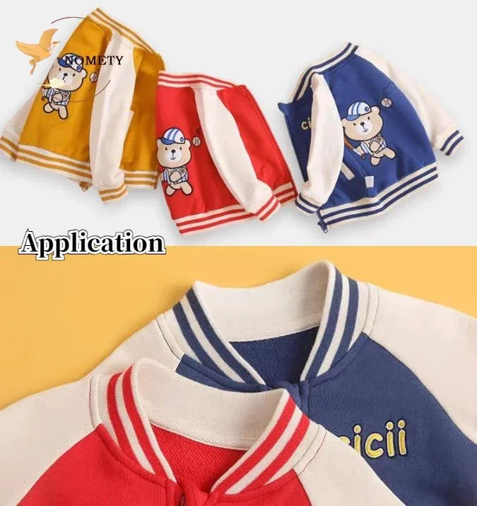 1*1 Rib Cotton Neckline Cuff Hem Elastic Knitted Striped Webbing Fabric Baseball Uniform Jacket Sewing Accessories 15*100cm