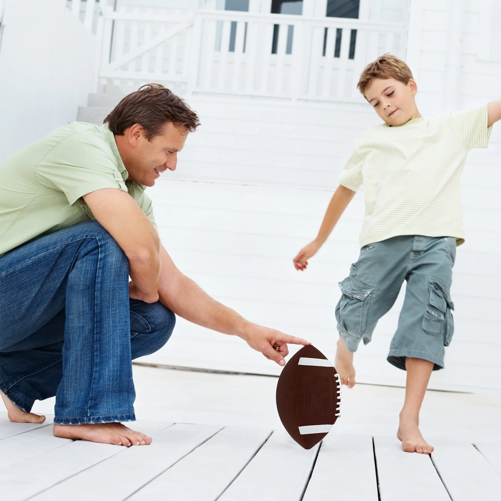 

Футбол из искусственной кожи, износостойкие тренировочные соревнования, прочный противоскользящий футбольный мяч для стадиона