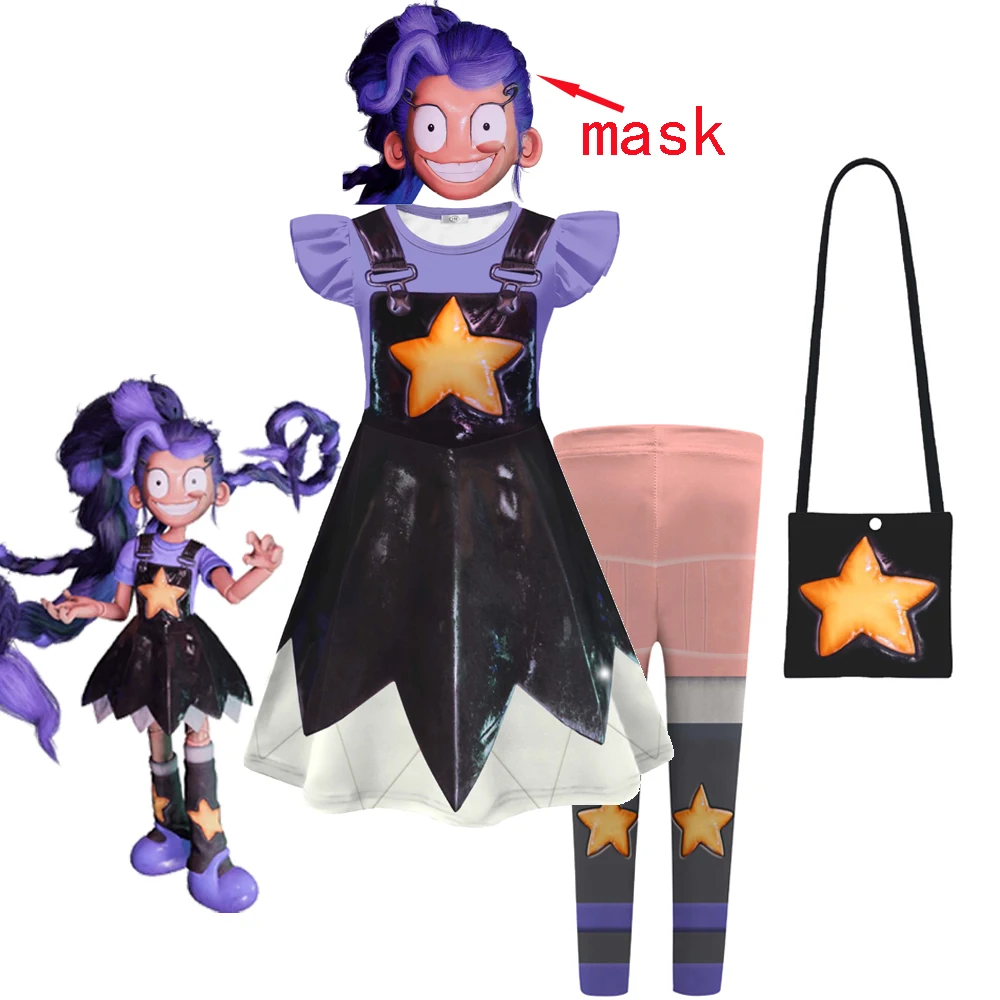 Disfraz de Cosplay de Lily de Horror Game Play Time 2026, Vestido para Niñas, Bobi 5, Muñeca Lily, Ropa Infantil, Ropa de Carnaval de Halloween