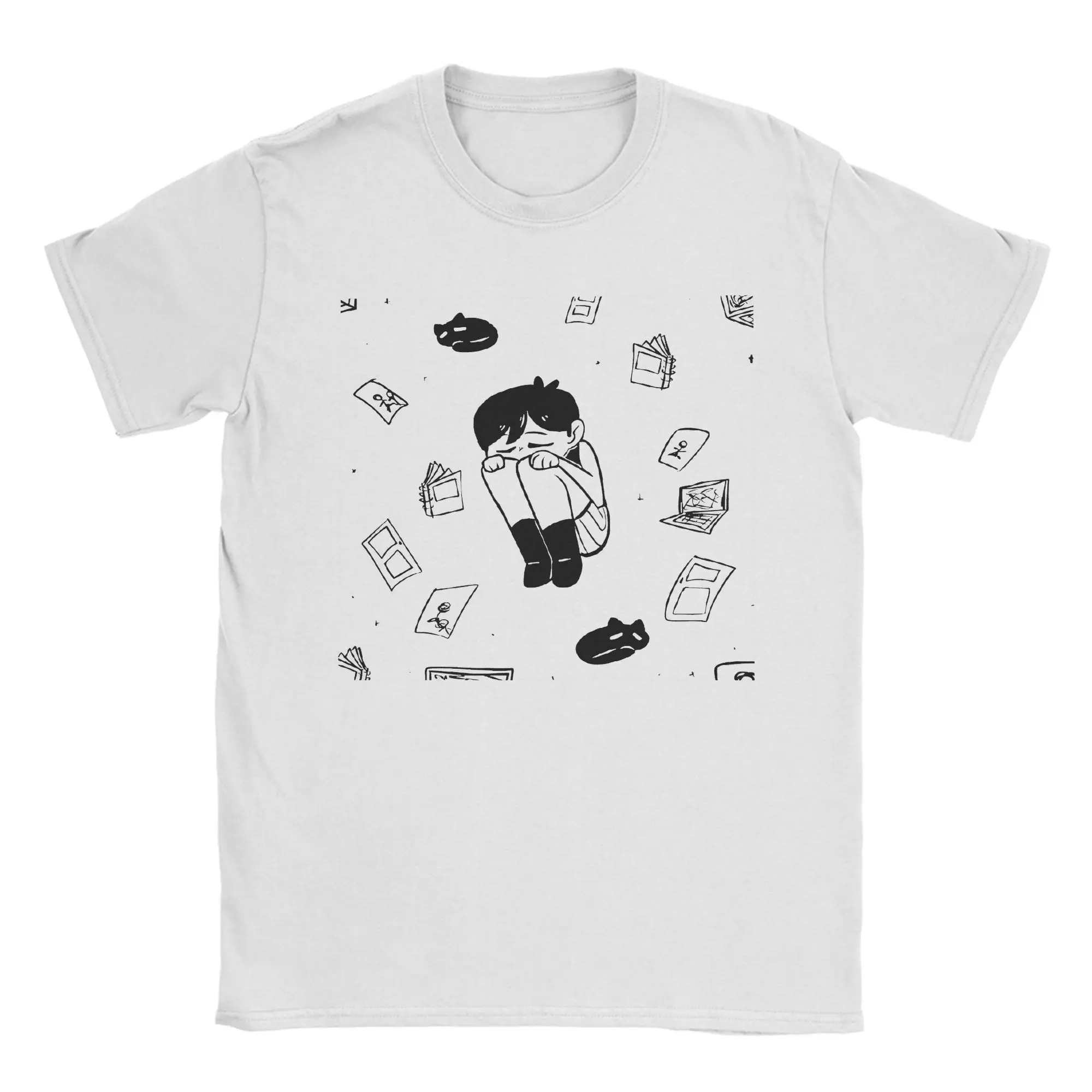 

Omori T-Shirt Summer Harajuku T-Shirts Men Cotton O Neck Plus Size Top Tees Short Sleeves Awesome Tops
