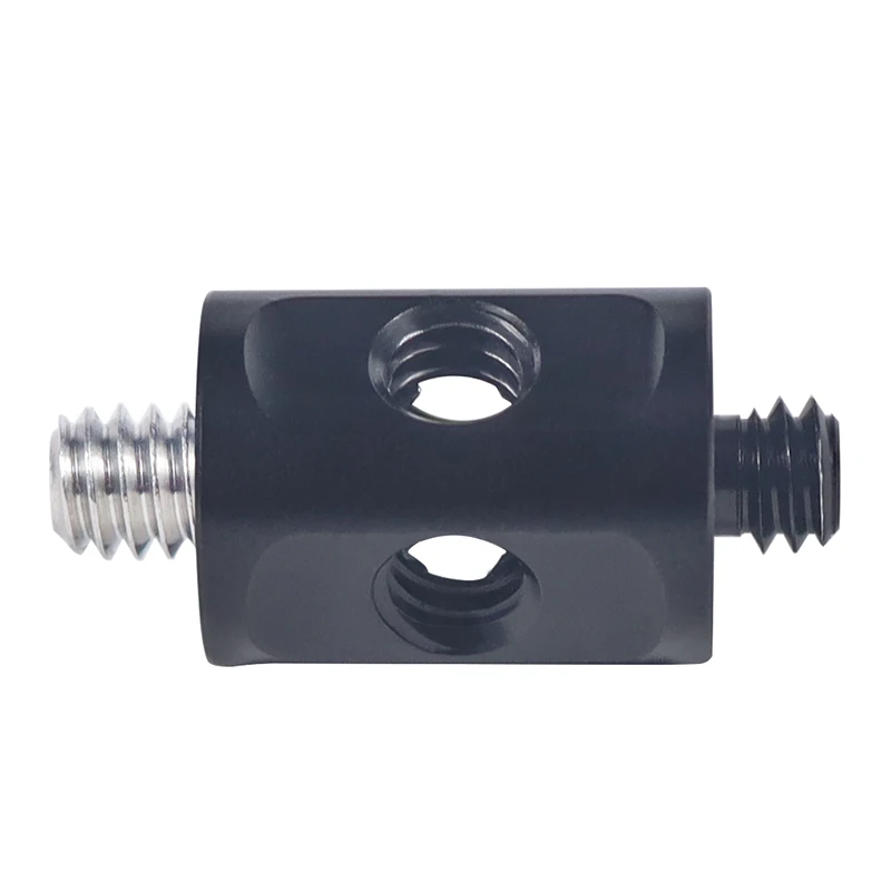 15mm Kohle faser stange mit zwei 1/4-20*6mm Gewinde für DSLR-Kamera folgen Fokus System Kamera Schienen stange schwarz 1/4mm – Detail 6