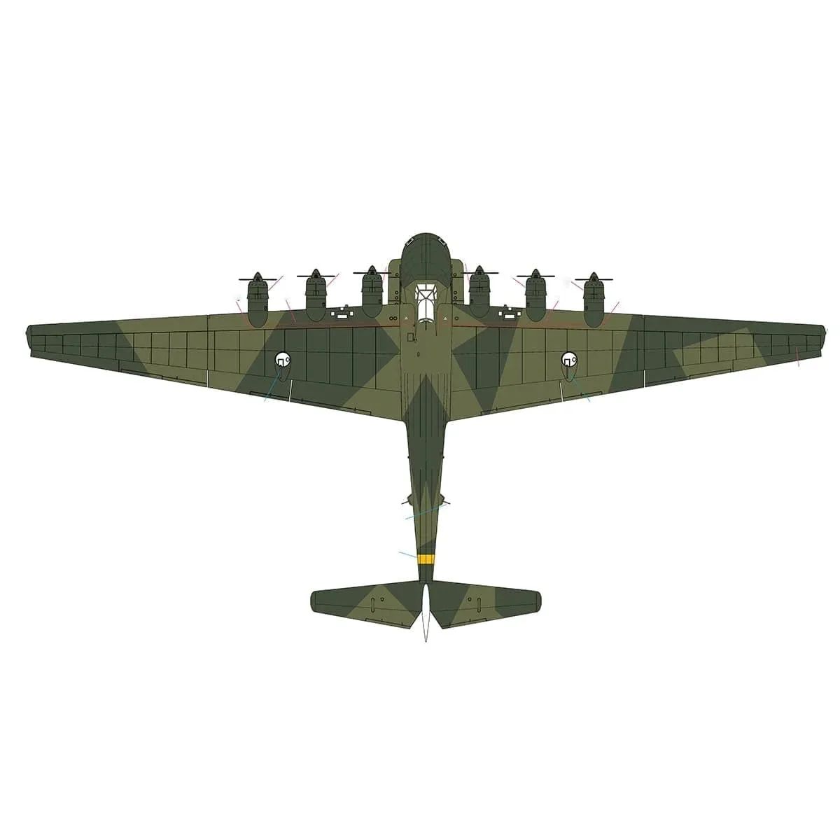 تجميع L1013 مقياس 1/144 الألمانية Me323 E-2 طقم طائرات النقل العملاق (مع/4 المركبات) ألعاب أطفال هدية عيد ميلاد بواسطة الجدار العظيم