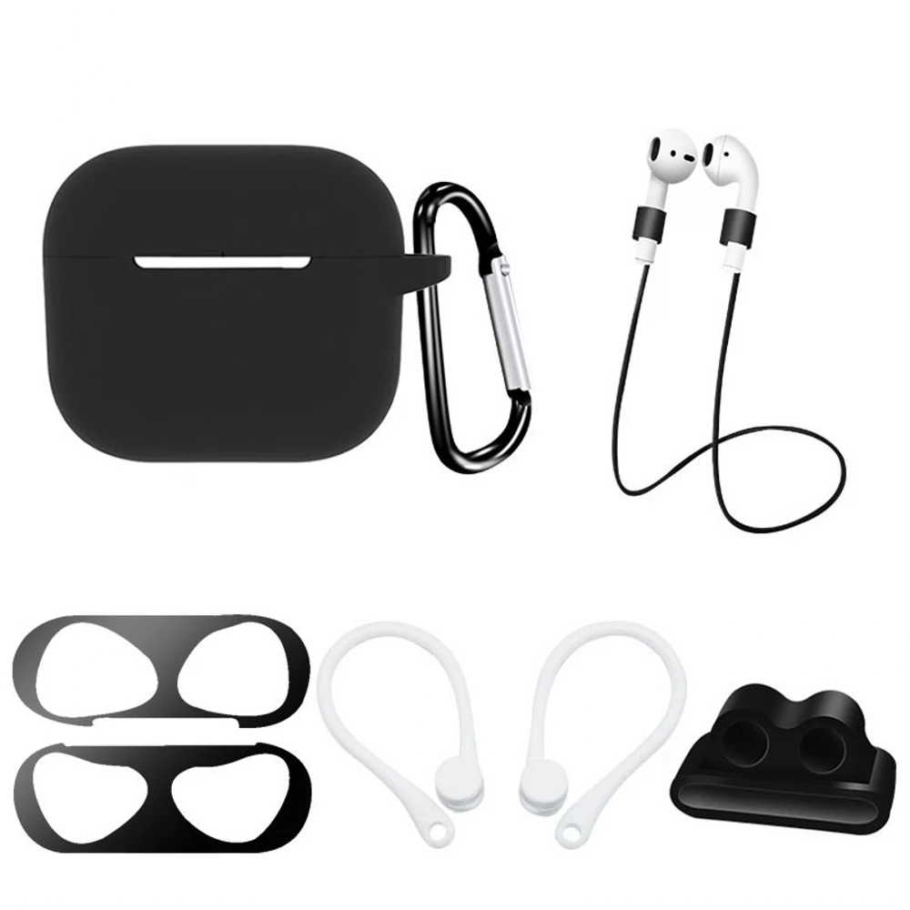 

5Pcs Wireless Silicone Earphone Case for Airpods 3 Pro for Airpods 3 Anti Loss Rope Ear Loop Accessories