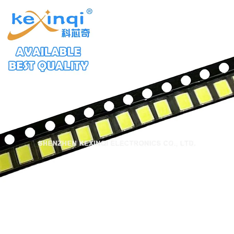 100pcs High Brightness SMD LED 2835 1W 0.5W 0.2W White 3V 6V 9V 18V 36V 150MA/100MA/30MA/60MA/80MA 6000-6500K High Power Light