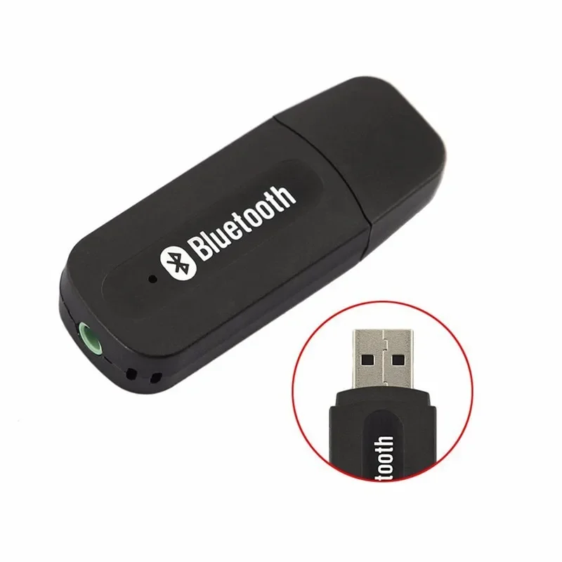 3.5 مللي متر جاك USB بلوتوث متوافق AUX سيارة لاسلكية استقبال الصوت ل A2DP استقبال الموسيقى محول للهاتف المحمول أندرويد/IOS