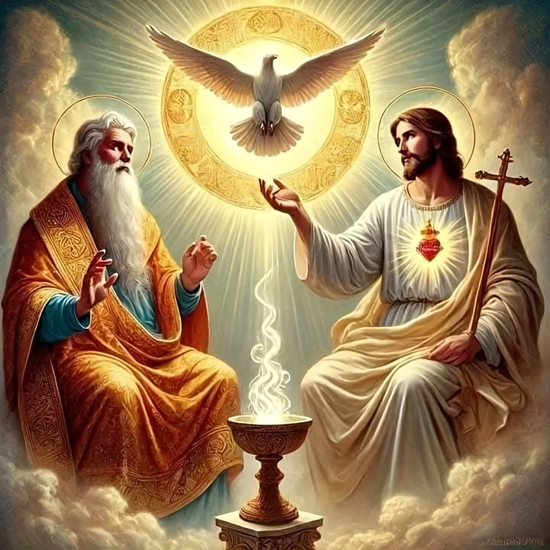 

500/1024PCS Paper Jigsaw Puzzle Trinity Father Son Holy Spirit Religious Home Decoration Ideal Christian Gift As A Holiday Gift