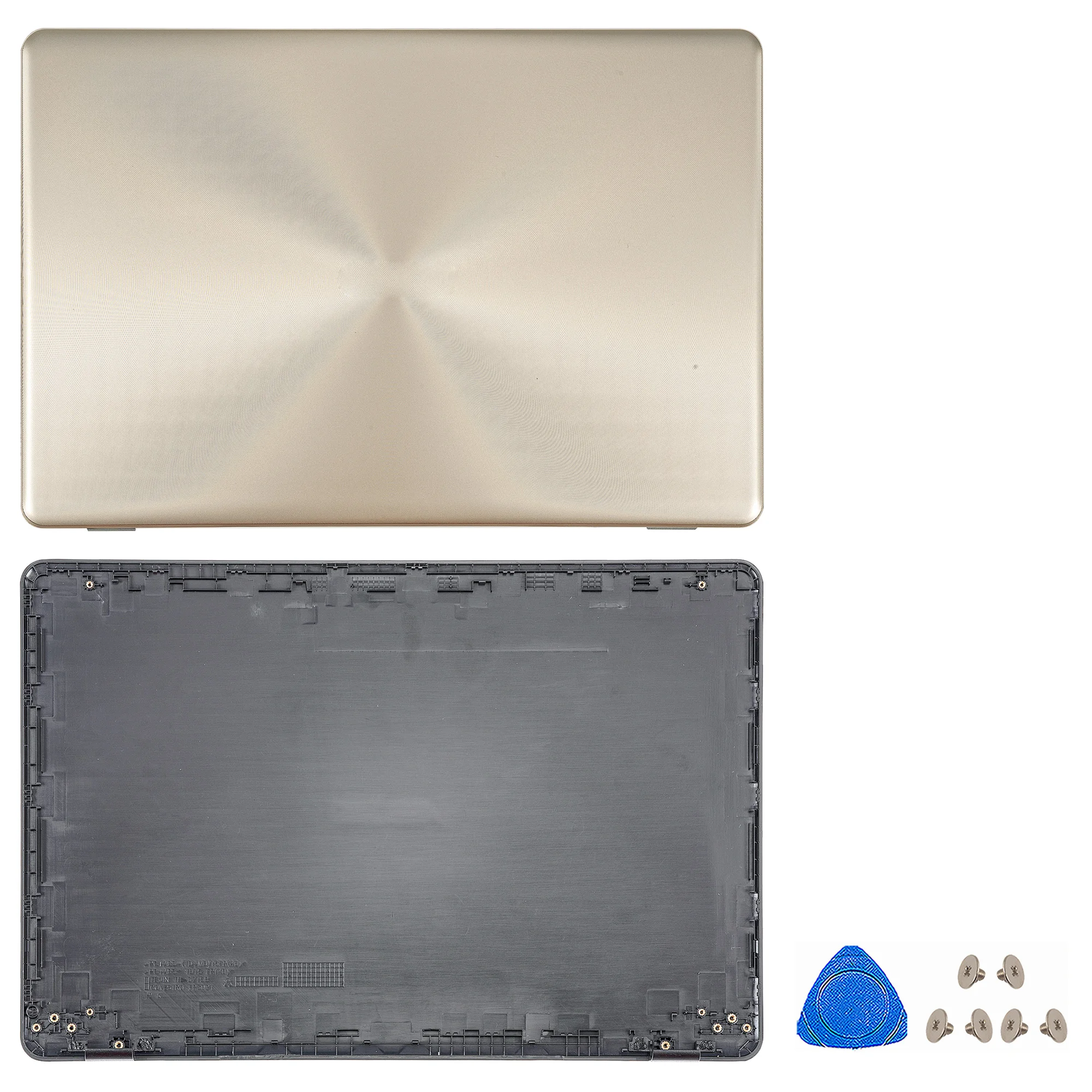 Imagem -03 - Nova Capa Traseira de Tela para Asus X542 X542u X542ur X542ba R542ua A580 F580 Fl8000 Lcd Capa Traseira