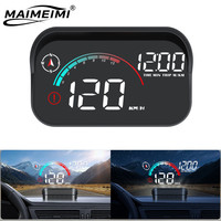 Universal M22 HUD Windshield Projector Head Up Display Car Digital GPS Speedometer MPH Kmh LCD Projection On Glass for All Cars