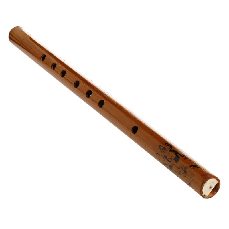 Traditional 6 Hole Bamboo Flute Clarinet Student Musical Instrument Color