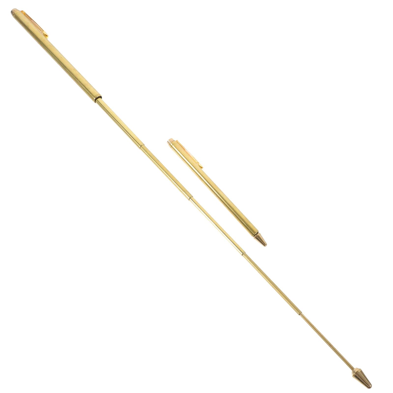 Hastes de radiestesia de latão, 2 peças, ferramentas de adivinhação para localização de objetos de metal de água, kit de radiestesia espiritual, instrumento de equipamento