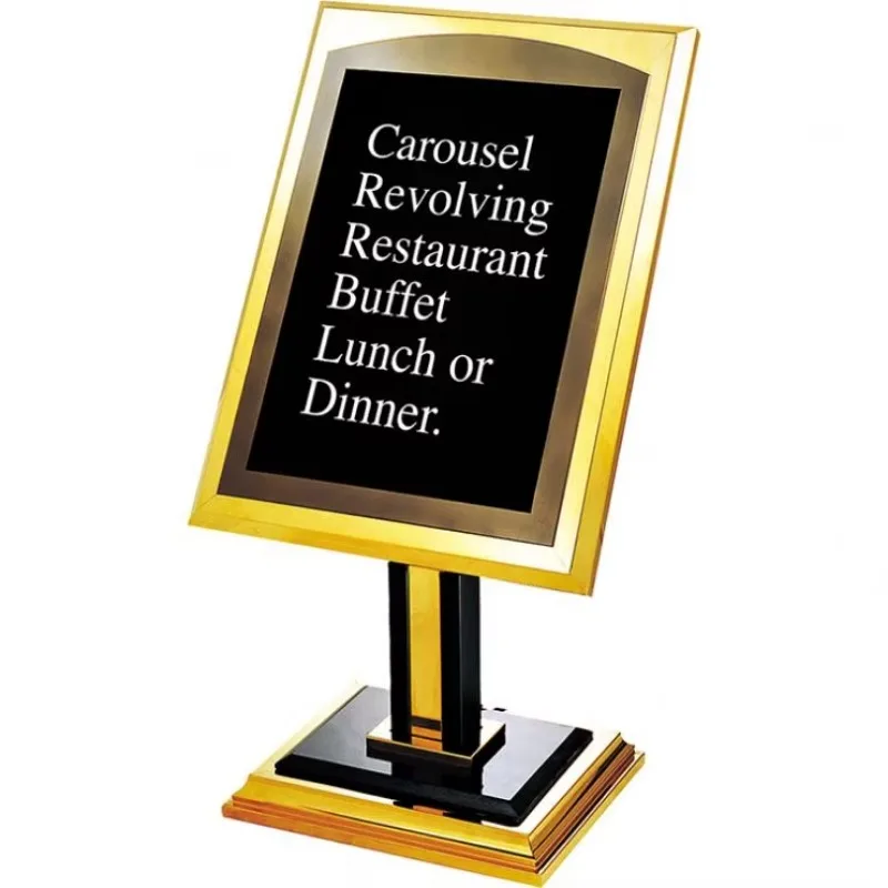 One Stop Hotel Supply Solution Lobby Sign Holder Stand Guiding Ign Welcome Sign Stand Wedding for Hotel Renovation Projects