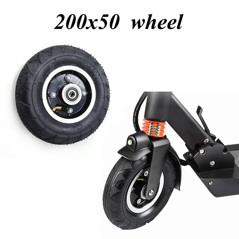 200x50 Inner Outer Tyre Wheel for Electric Scooter Balancing Car 8 Inch 8x2 Inflatable Front Wheel Tire Parts