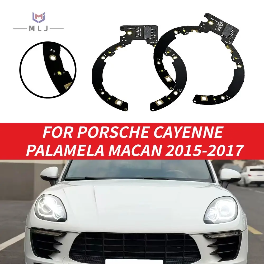 

Белая светодиодная плата источника света DRL для Porsche Cayenne Panamera Macan 2015-2017, запасные части для замены чипа балласта фар