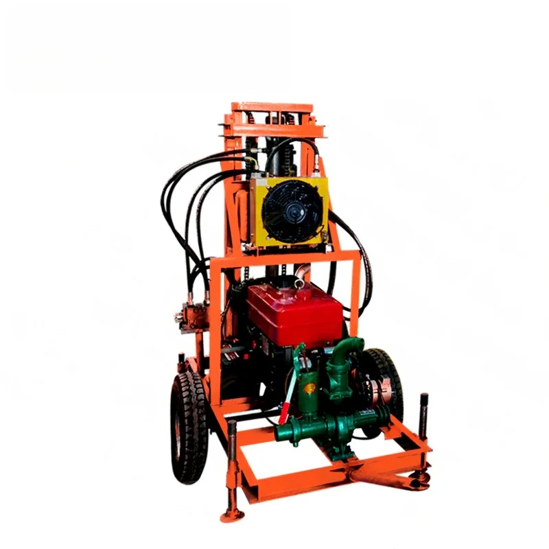 

Буровая установка для водяных скважин Трехколесный мотоцикл Трехколесная установка для бурения водяных скважин на глубине 150 м