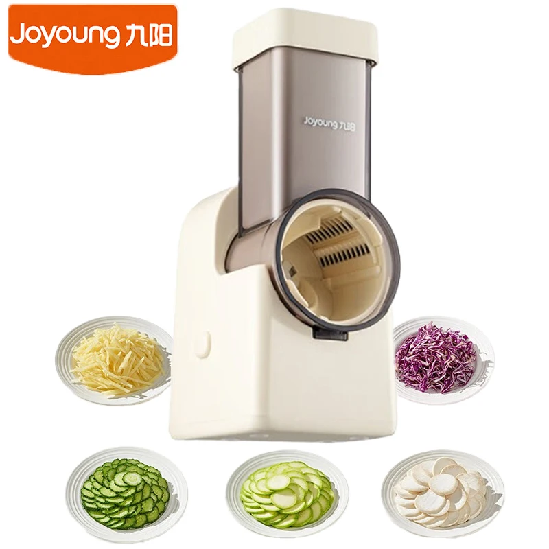 Joyoung электрический измельчитель для овощей с 4 комплектами лезвий, многофункциональный слайсер для картофеля, огурца, моркови, кухонный комбайн