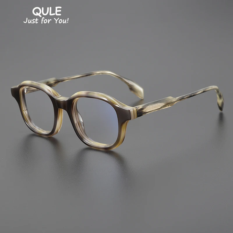 2024 New Fashion Acetate Glasses Frames Women Square Myopia Reading Progressive Eyeglasses Man Chic Top Quality Handmade Eyewear