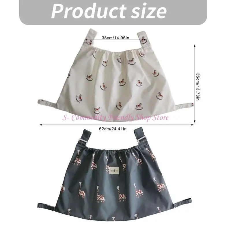 85AE Spacious Water Resistant Holder Bag For Strollers Great For Outings And Errands