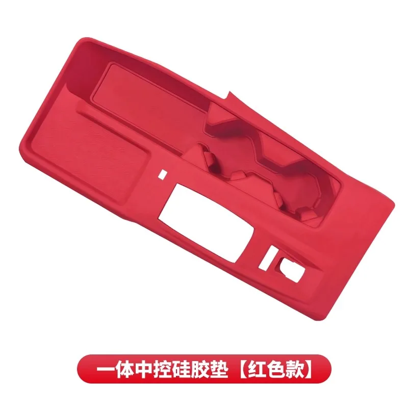 

For Toyota Camry 9th 2024-25 Gen Cup Holder & Gear Shift Panel Silicone Pad – Anti-Slip Interior Accessories for Center Console