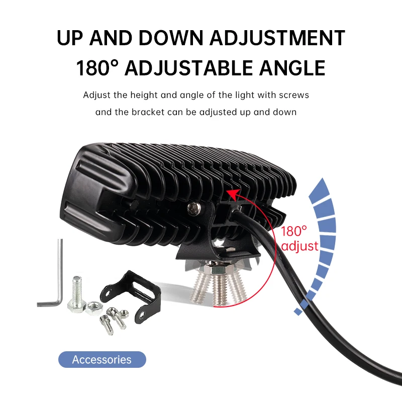 Marine Deck Light and Off-Road LED Work Light - Waterproof, Durable, and Versatile for Boats, Trucks, and Outdoor Vehicles