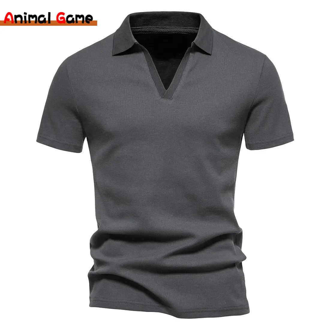 Men's Henley Shirt Slim Fit Cotton Short Sleeve Casual T-Shirt Jogger Mens T Shirts Loose Tops