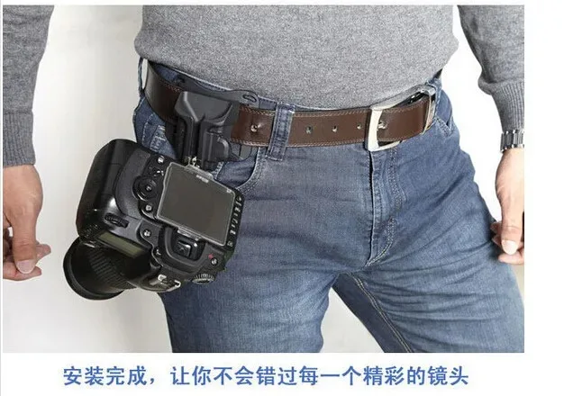 Camera Accessories Waist Spider Holster With 1/4' Screw Mount Waist Holster Shoot Belt Buckle Button Free Shipping view 6