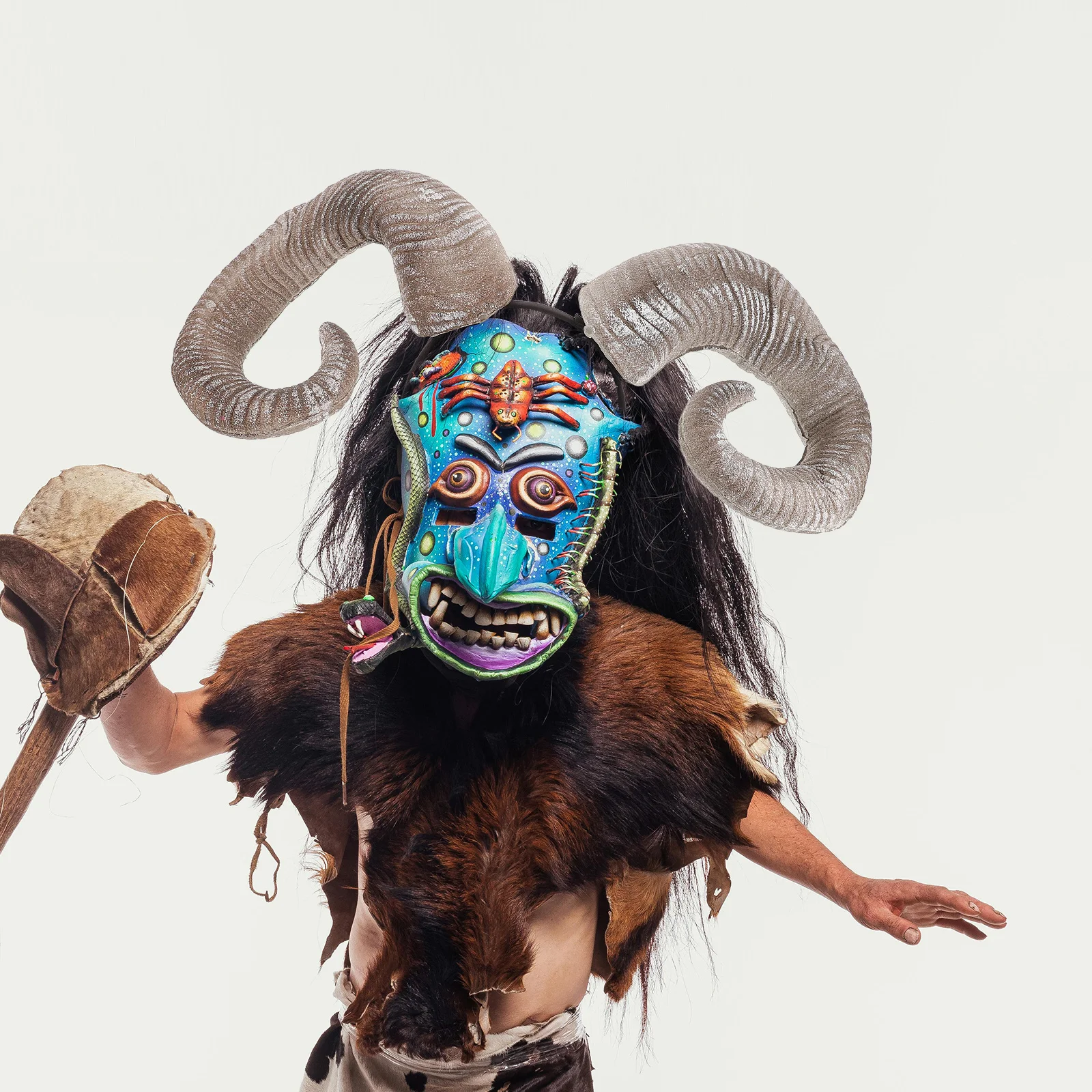 

Ox Horn Headband Stylish White Detachable Hair Hoops for Festival Carnival Cosplay Party Hair Accessories Supplies