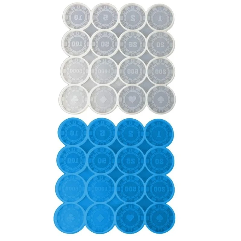 15YC DIY Chips Spielmünzen Epoxidharzform Gedenkmünzen Silikonform – Detail 10