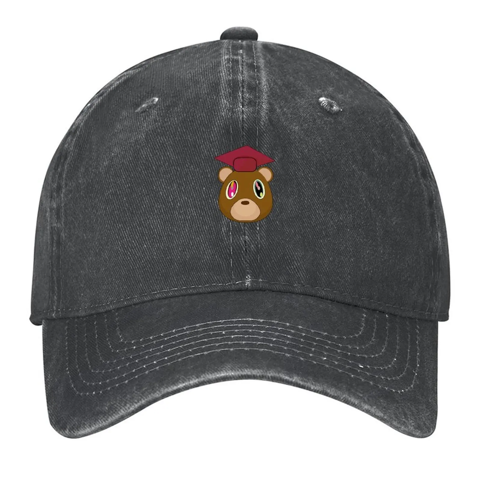 

Kanye West Graduation Bear Baseball Cap hiking hat golf hat genuine western Hat Golf Wear Hats For Men Women's