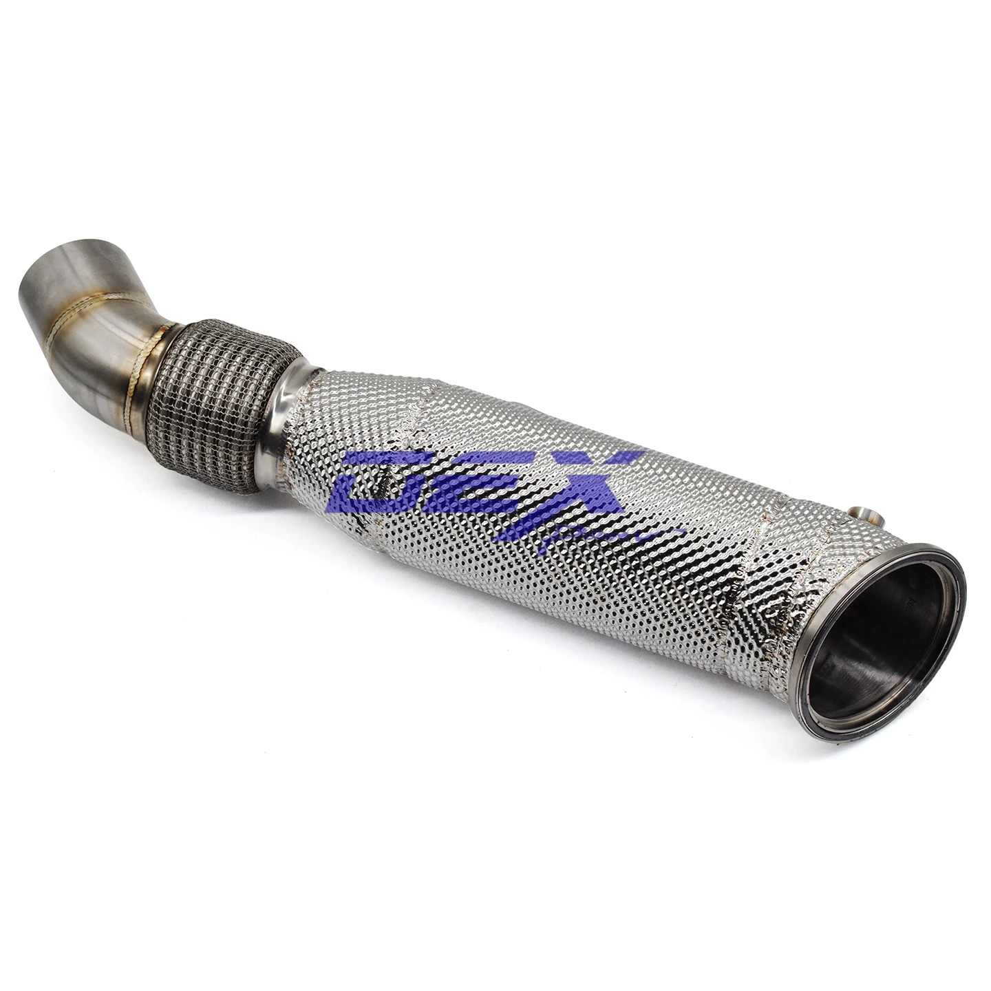 DEX Downpipe for B58 3.0T Engine SS304 Heat Shield 2016+ F20 F30 G20 G30 G31 M140i M240i M340i 440i 540i 740i Exhaust Down Pipe