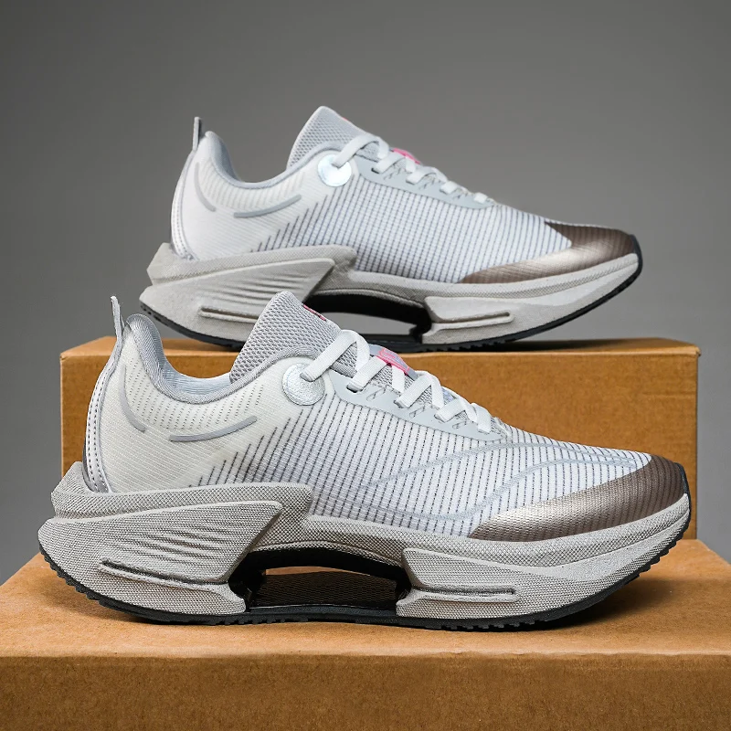 

Men's shoes 2025 new spring and autumn sports shoes, durable and lightweight running shoes, breathable for teenagers, middle sch