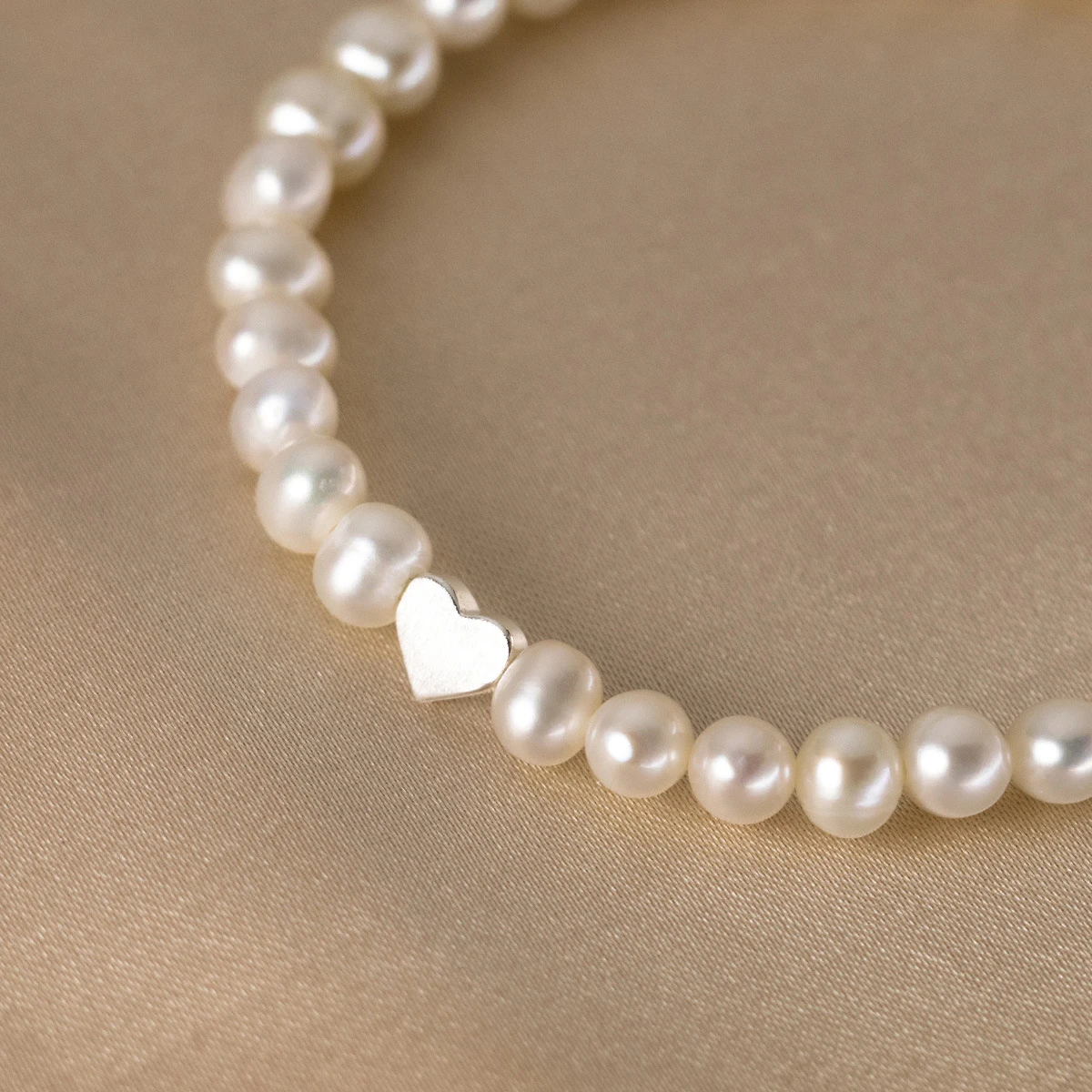 MODIAN 925 Sterling Silver Elegant Irregular Pearl Adjustable Bracelet Classic Heart Exquisite Bracelets For Women Jewelry Gifts