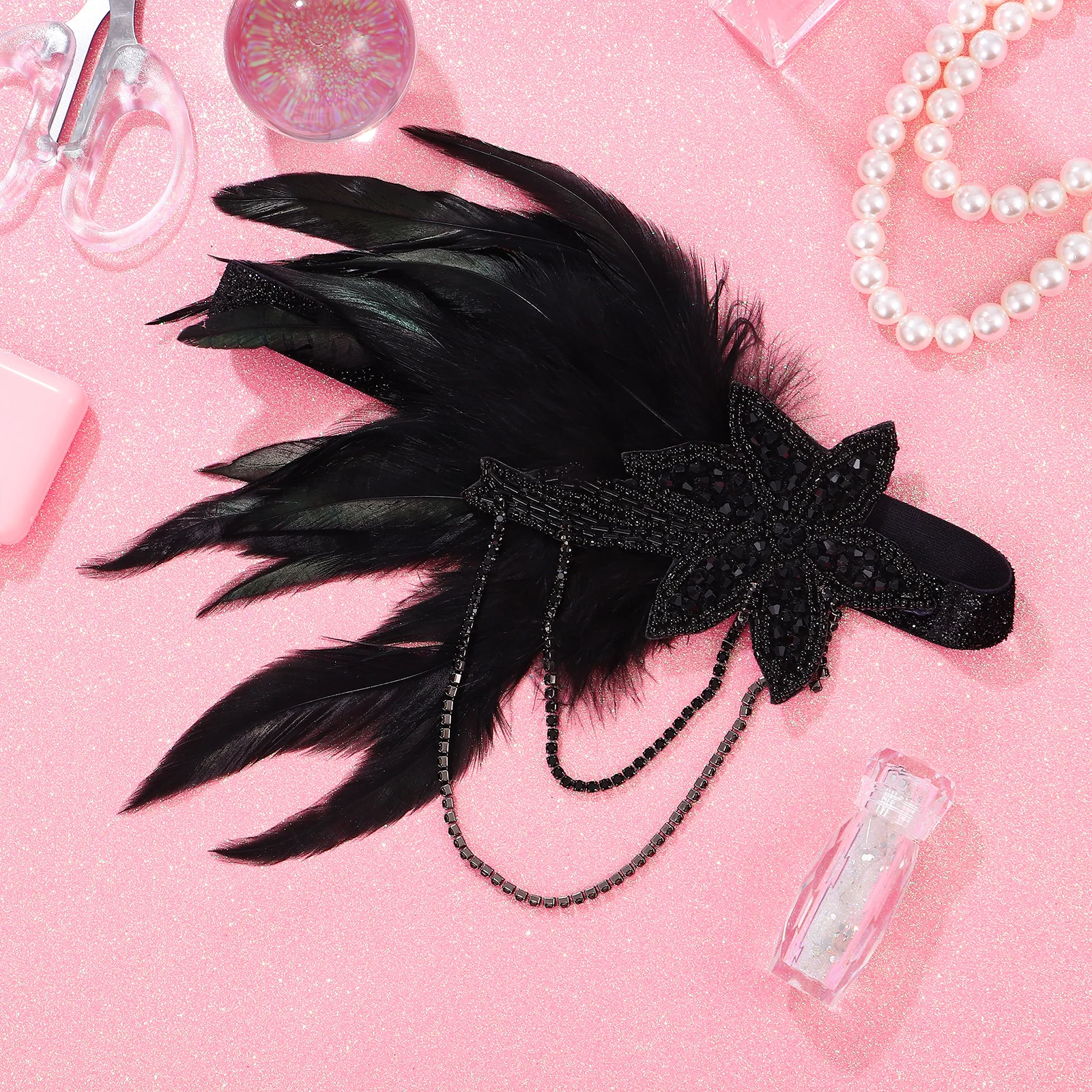 

Hair Band Women Soft Comfortable Wedding Party Photo Prop Decorative Tassel Headwear Accessories Hair Decor