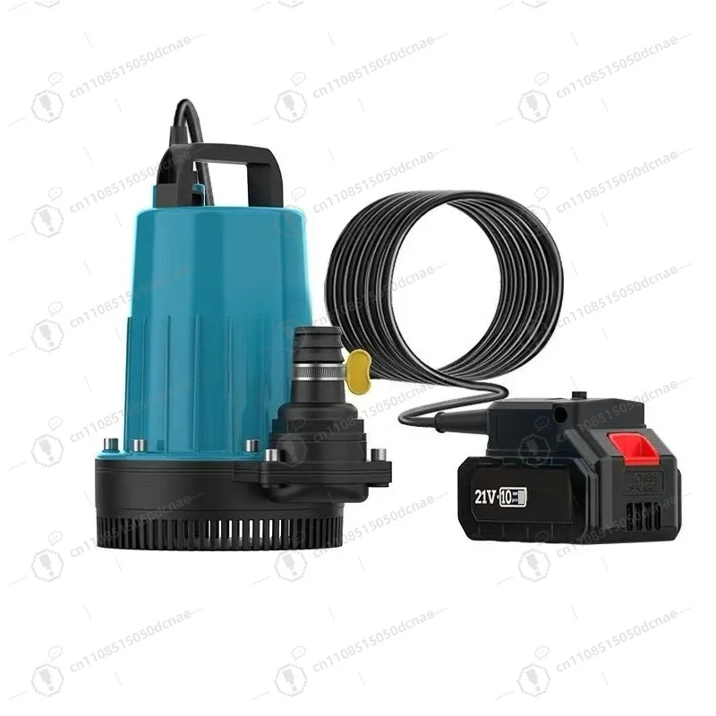 21V Lithium Submersible Pump Self-priming Portable and Multifunctional Water Pump Fish Tank Water Exchange Vegetable Watering