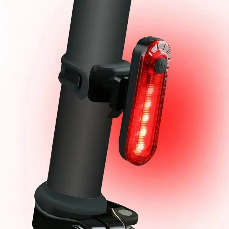 

Pkx For Night Riding Lighting Back Bicycle Taillights Bike Tail Light USB Rechargeable LED Bright Rear Red Bike Light Cycling Sa