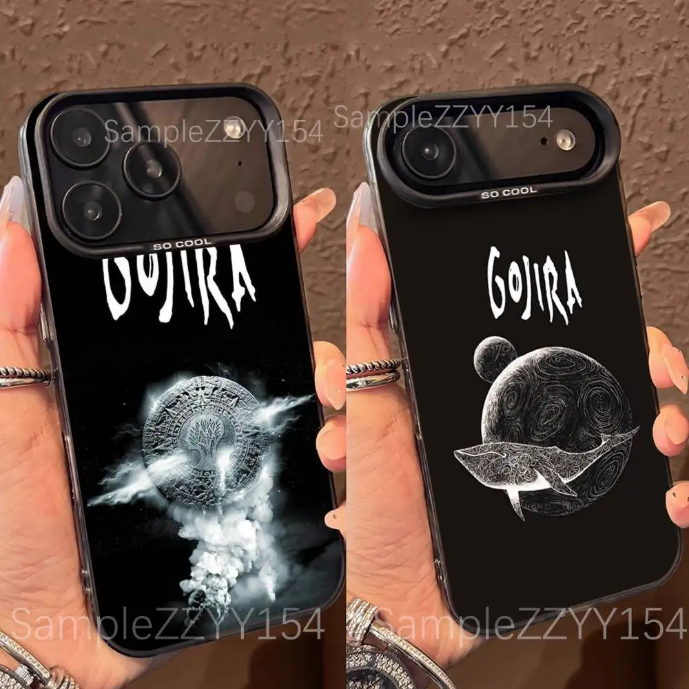 

Band G-GojiraS Mea Culpa Phone Case For iPhone 17,16,15,14,13,12,X,8,Pro,Max,Plus,E,SE4,Air,Mini Black IMD Matte