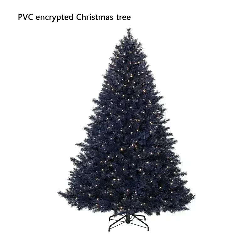 Artificial Christmas Tree Pvc Led Lighting Atmosphere Decorated Family Large Christmas Tree 150Cm-210Cm New Year 2024