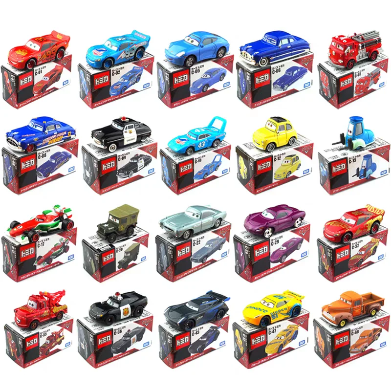 In Stock Original TOMICA Cars Series Alloy Car Model Lightning Mcqueen Mater Collection Toy Car Decoration Surprise Gift Toy Car