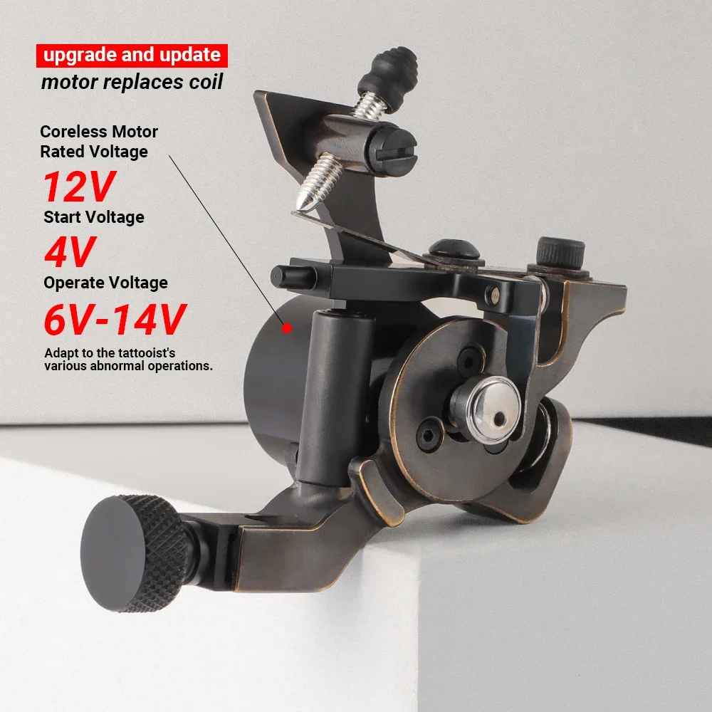 Wholesale Magnetic Power Cord High Quality Tattoo Machines Use Hollow Cup Japan Motor Coil Tattoo Guns