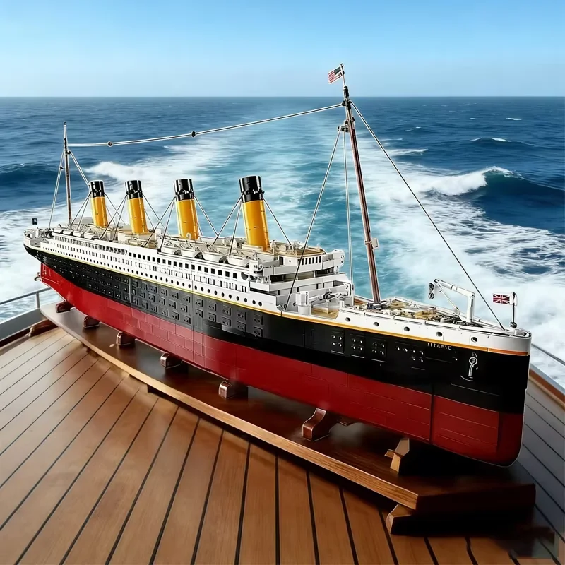 

99023 шт. Аксессуары для дома, совместимые с 10294, аксессуары для большого круизного лайнера, детские подарки на день рождения и Рождество, украшение для рабочего стола